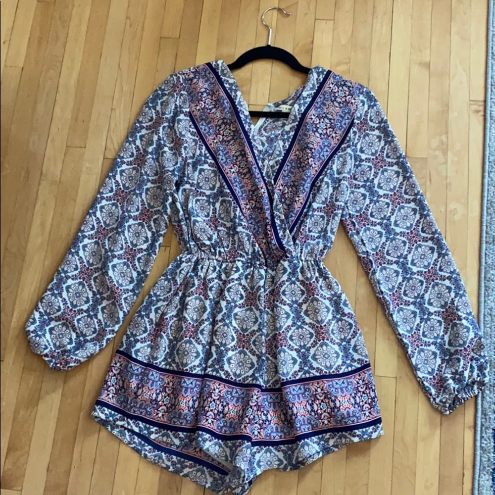 Fun floral romper.